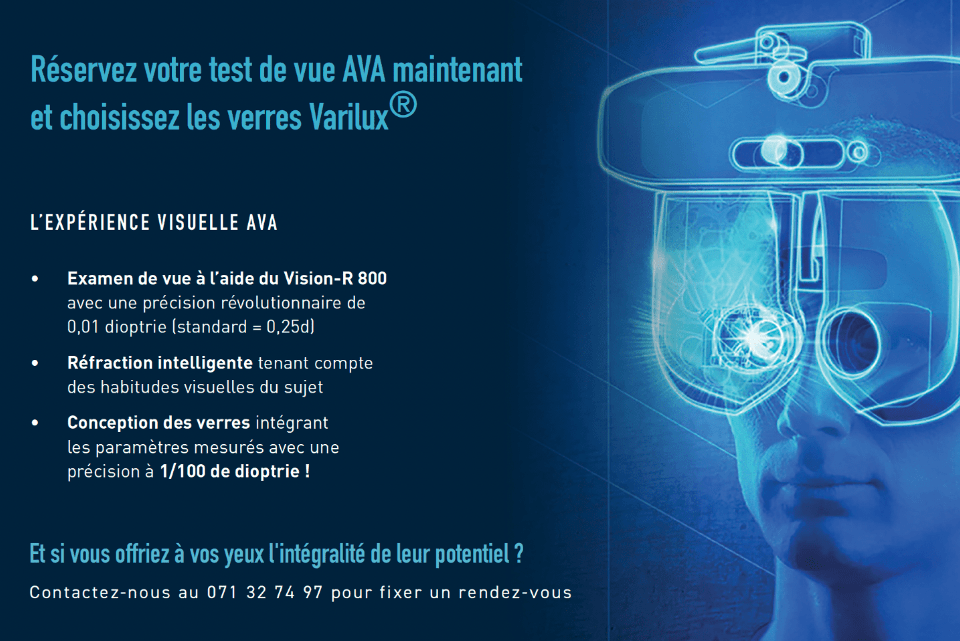Semaines de la Vision. Du 2 au 31 octobre 2023, testez GRATUITEMENT votre vue chez Optique Lefevre à Charleroi !